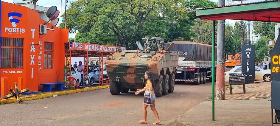 Ação de polícias movimentou Ponta Porã 