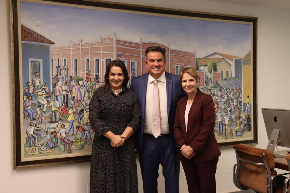 Prefeita esteve com Nogueira e Tereza Cristina 