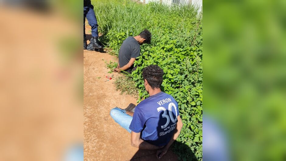 GCM prendeu os dois homens em flagrante pelo roubo de fios