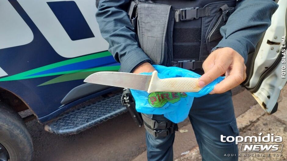 Homem foi socorrido pelo Corpo de Bombeiros para a Santa Casa