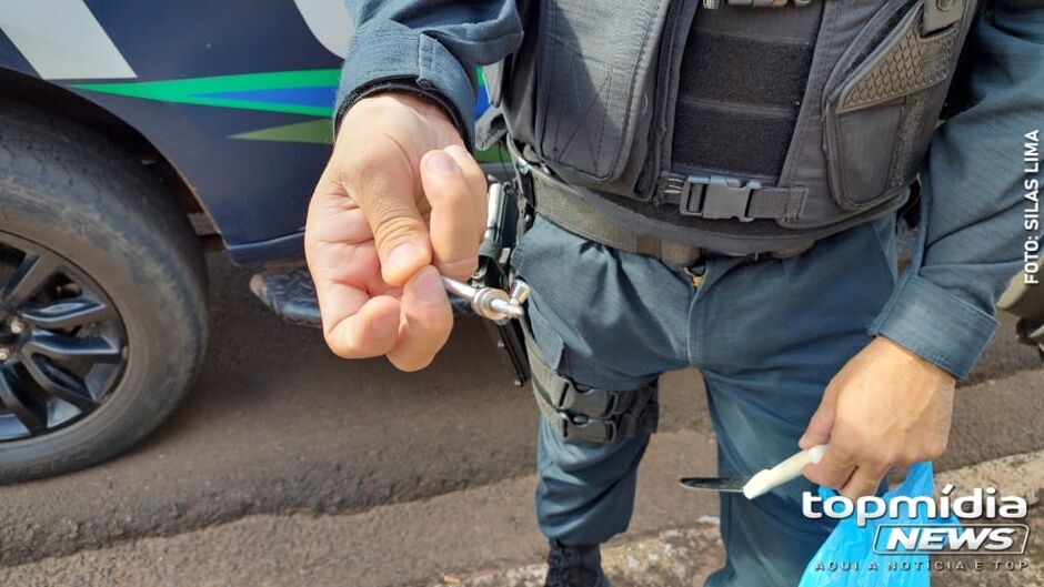 Homem foi socorrido pelo Corpo de Bombeiros para a Santa Casa