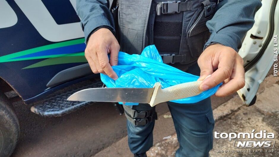 Homem foi socorrido pelo Corpo de Bombeiros para a Santa Casa