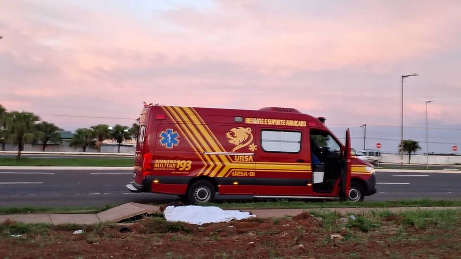 O Corpo de Bombeiros foi acionado