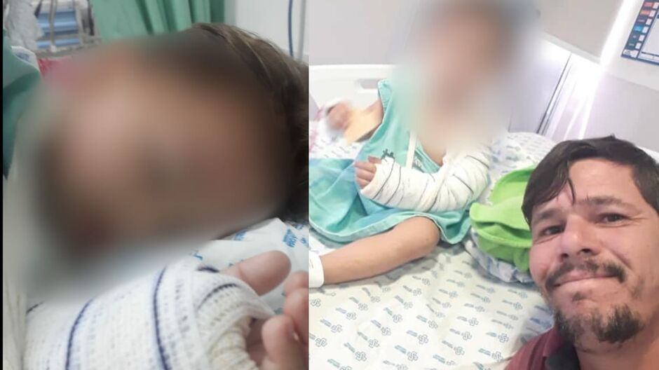 Criança passou por cirurgia na Santa Casa