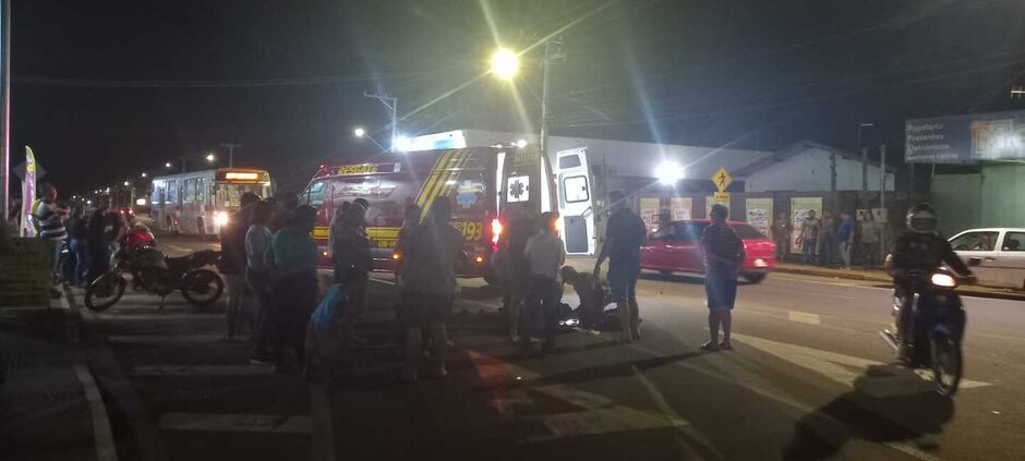 Acidente ocorreu na Avenida Zulmira Borba
