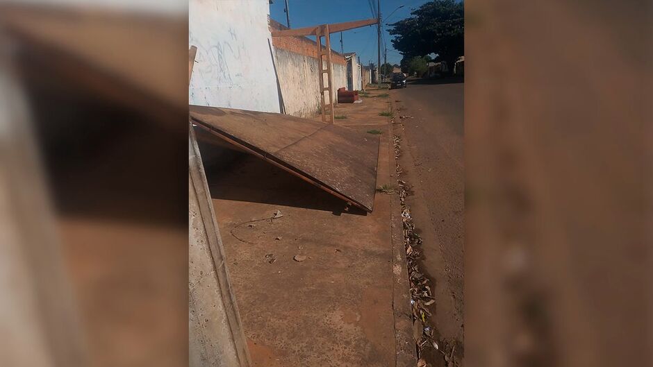 Apesar do susto, morador não ficou ferido