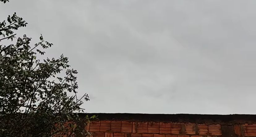Céu escuro em Campo Grande