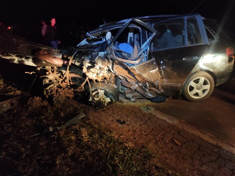 Batida deixou dois mortos perto de Maracaju 