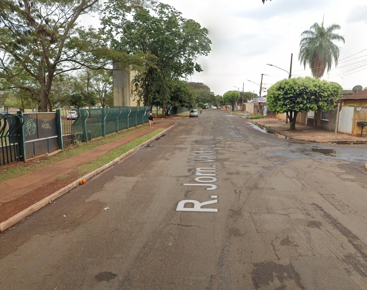 Rua onde a mulher foi atacada