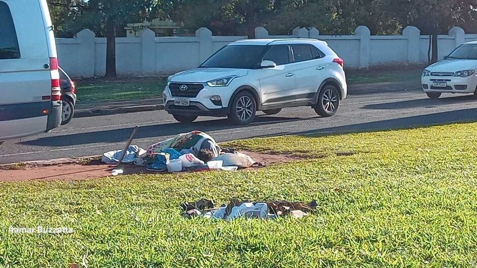 Imagem feita na manhã desta segunda-feira 