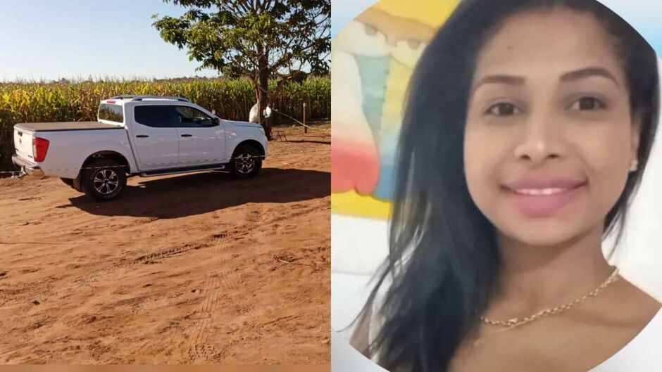 Cássia foi encontrada morta dentro do carro na estrada 