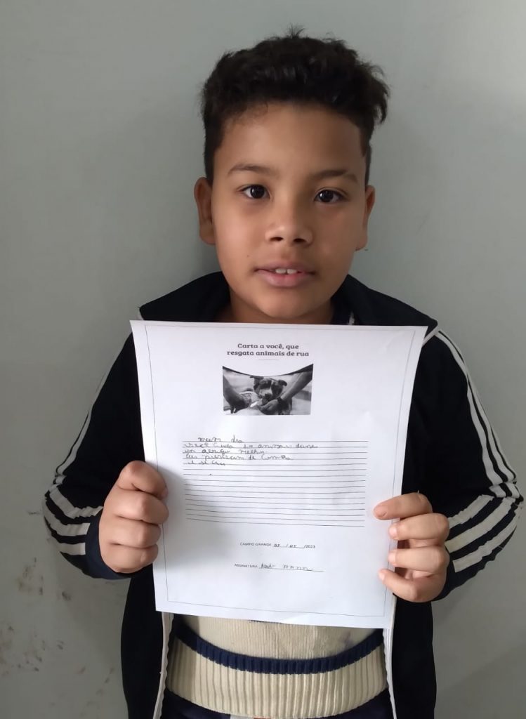 Alunos fizeram homenagem