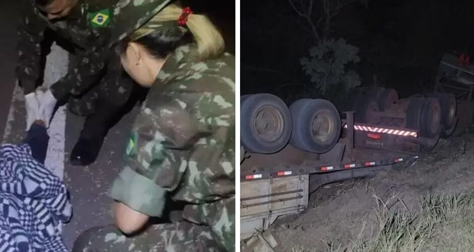 Acidente ocorreu na noite desta quinta-feira