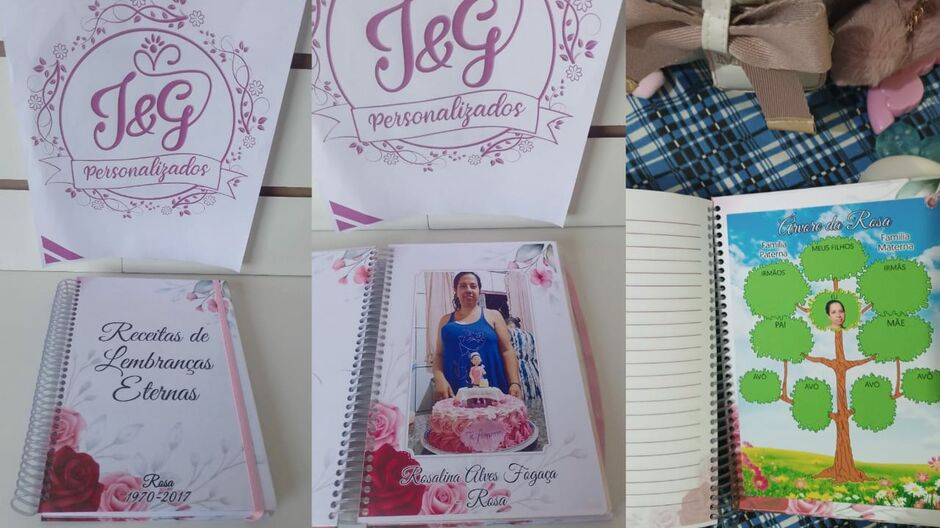 Livro virou memorial para fam&iacute;lia