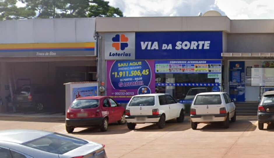 Lotérica onde foi feita a aposta fica na avenida Mato Grosso 