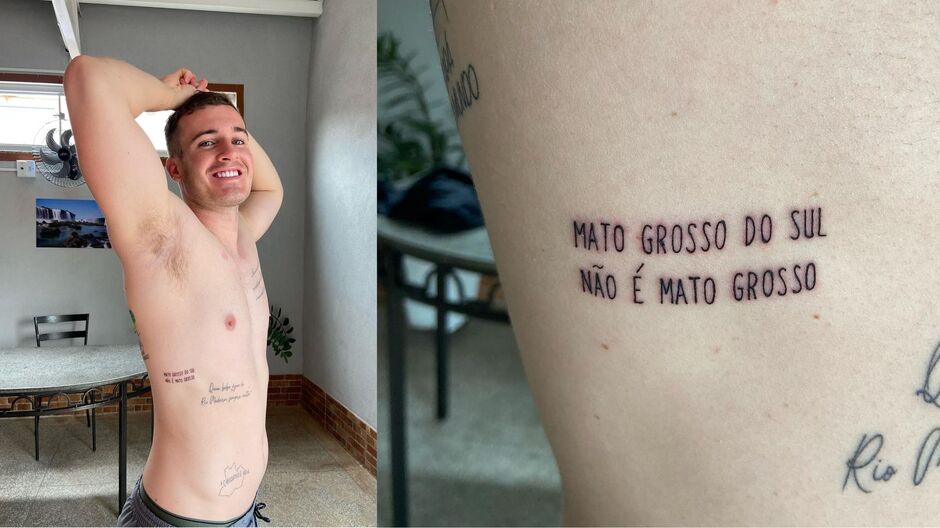 Australiano viralizou com tatuagem e aula sobre divis&atilde;o de MS