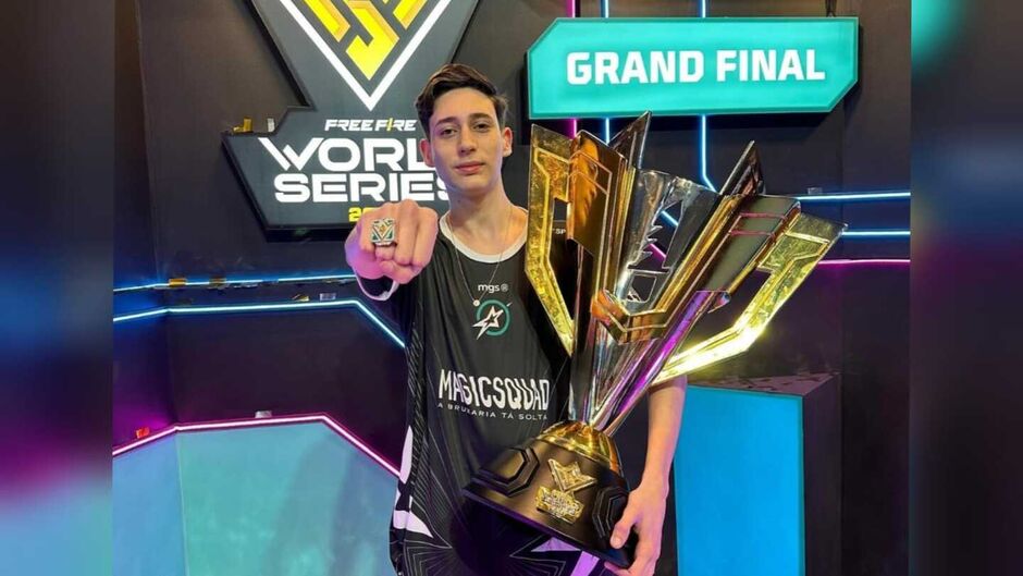 Giuh tamb&eacute;m concorre ao pr&ecirc;mio de melhor jogador de Free Fire