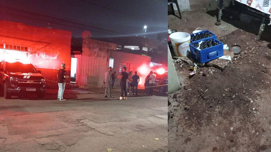 Pol&iacute;cia e Per&iacute;cia estiveram no local; marido foi preso