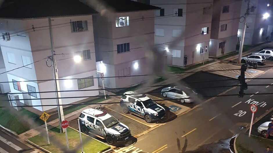 O local onde o suspeito foi morto pela polícia