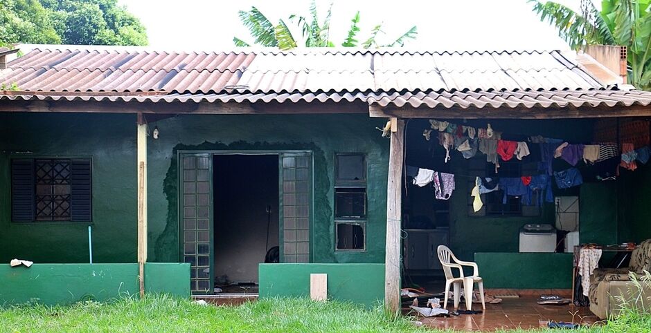 Casa está fechada e passará por perícia