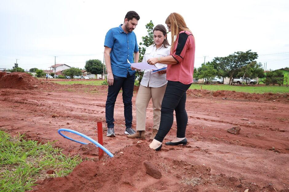 Prefeita visitou a área nesta terça-feira