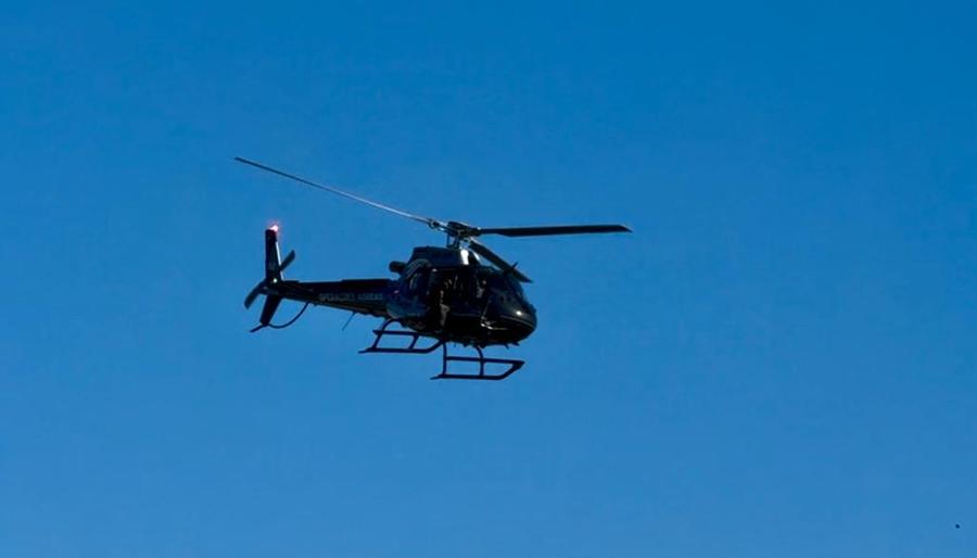 Helic&oacute;ptero &eacute; usado na opera&ccedil;&atilde;o