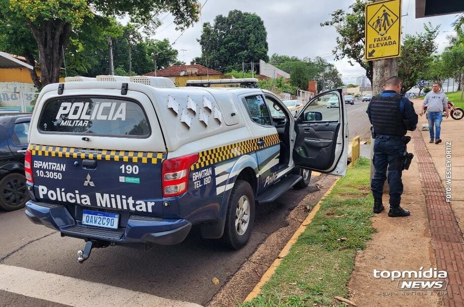 Batalhão de Trânsito atendeu a ocorrência