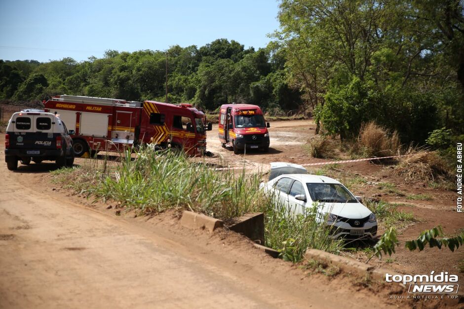 Polícia está no local