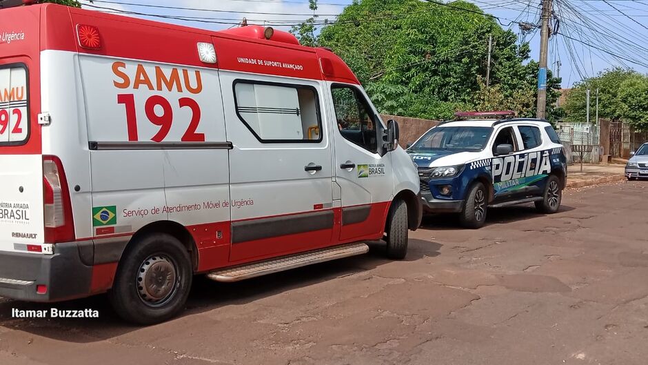 Samu e Polícia Militar estiveram no local. Imagem ilustrativa