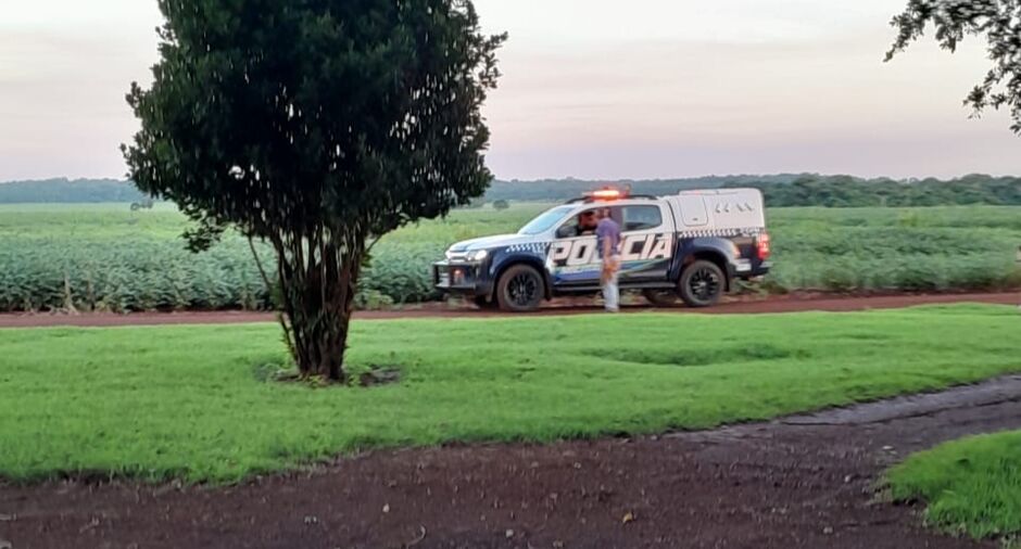 A resid&ecirc;ncia fica no Assentamento Tri&acirc;ngulo, zona rural de Rio Brilhante