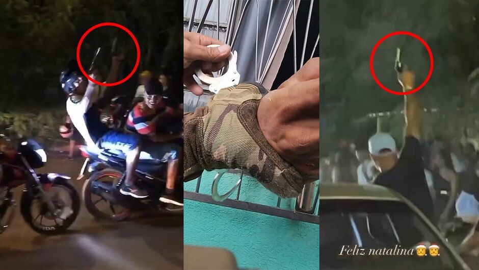 Opera&ccedil;&atilde;o acabou prendendo dois dos investigados que ostentavam armas