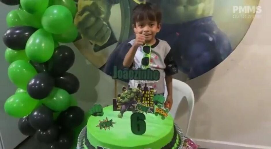 João Guilherme, 6 anos