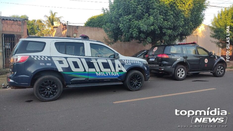 Jovem foi socorrido pelo Samu