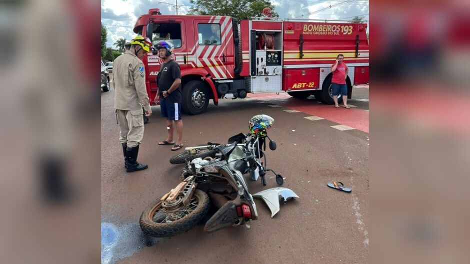 Motociclista foi encaminhado consciente desorientado ao hospital