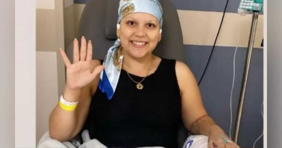 Jéssica foi diagnosticada com um câncer de mama