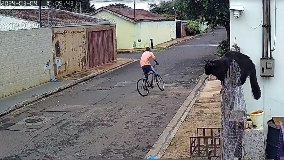 Ladrão fugiu de bicicleta