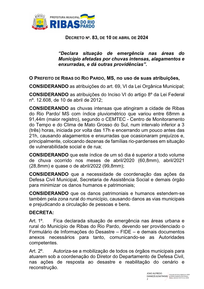 Morador teve toda a casa invadida pela água da chuva