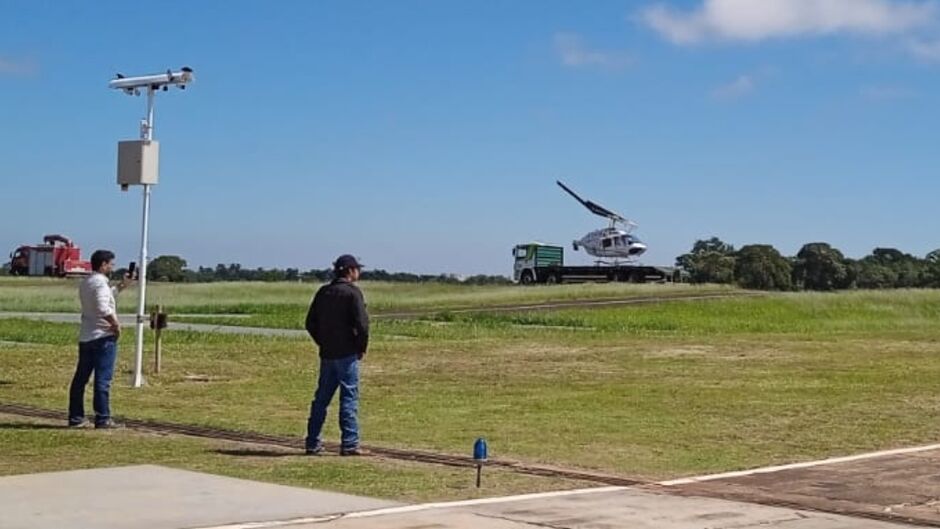 A aeronave envolvida no acidente é um helicóptero matrícula PT-HBM, modelo Bell 206
