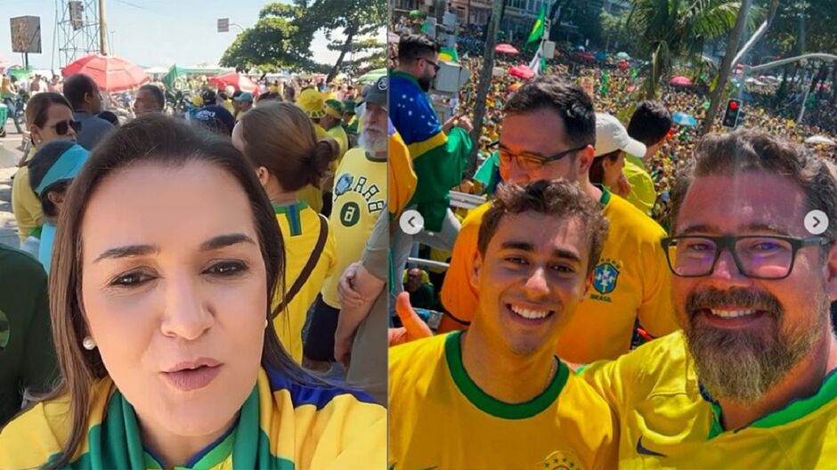 Bolsonaristas saem satisfeito de manifestação 