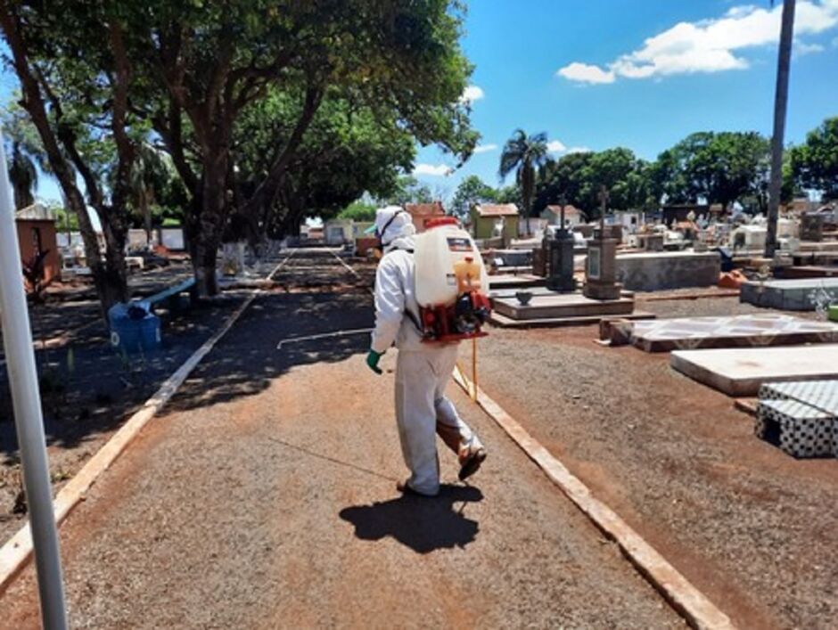 Cemitério foi alvo de quadrilha presa em Sidrolândia 