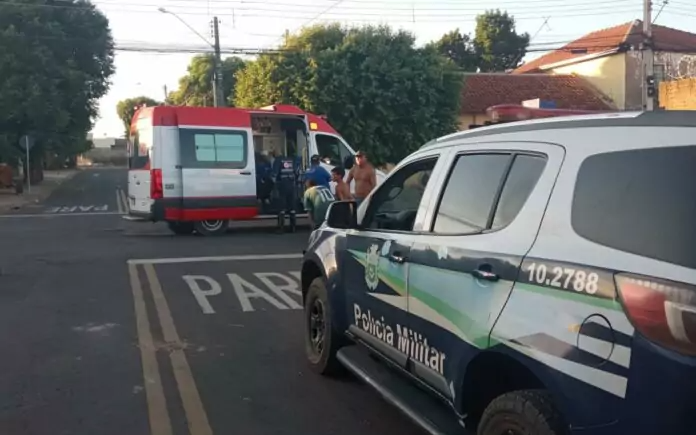 O Samu foi até local, realizando o atendimento