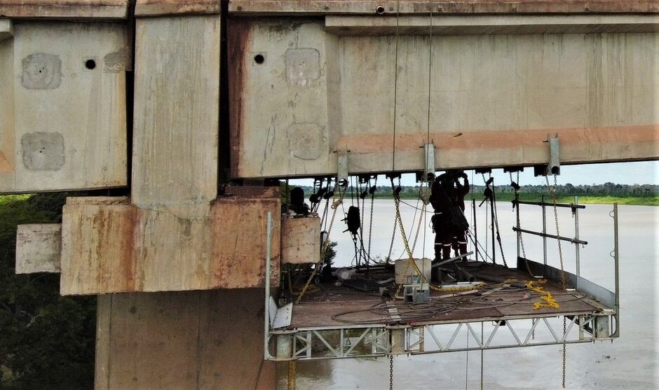 Obra &eacute; feita pela Agesul por meio da Seilog-MS
