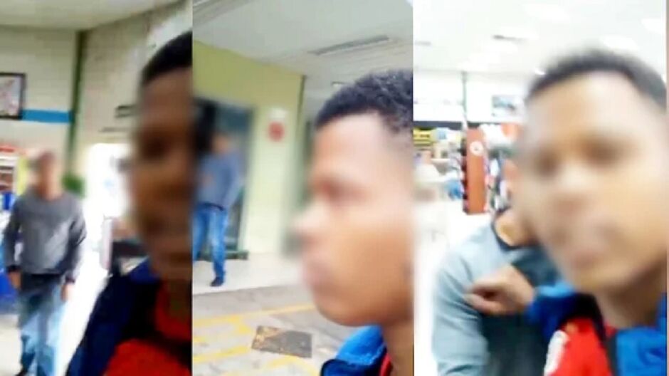 Jovem diz ter sido agredido pelo segurança do estabelecimento