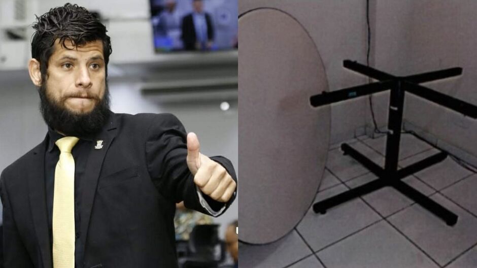 Tiago quebrou mesa durante junta m&eacute;dica em 2019 