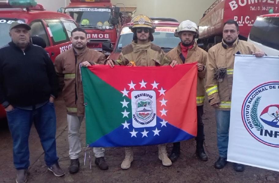 Pedro Juan Caballero envia bombeiros em missão de resgate para o Rio Grande do Sul
