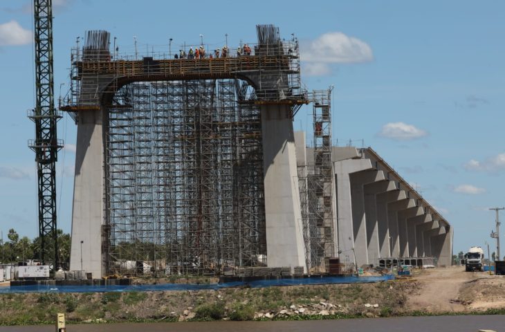 As obras rodoviárias e da ponte do lado paraguaio também avançaram