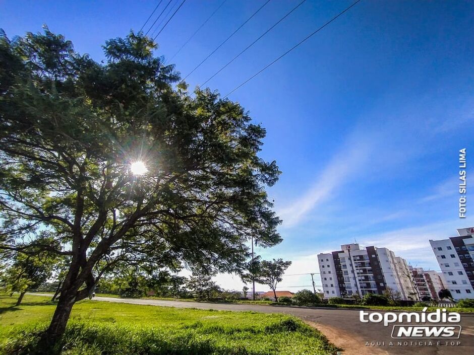 Céu claro em Campo Grande