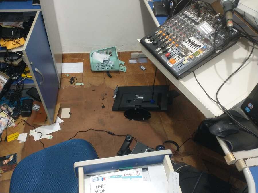 Criminoso é preso após invadir e depredar estúdio de rádio em Batayporã