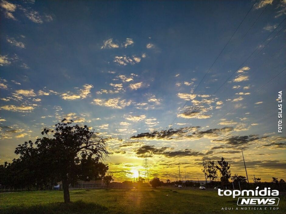 As temperaturas devem ficar mais amenas devido ao avanço do ar relativamente frio