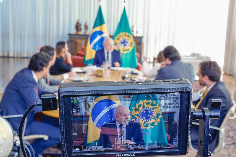 O presidente Luiz Inácio Lula da Silva (PT) sobrevoará as áreas atingidas pelos incêndios florestais no Pantanal, em Corumbá (MS)